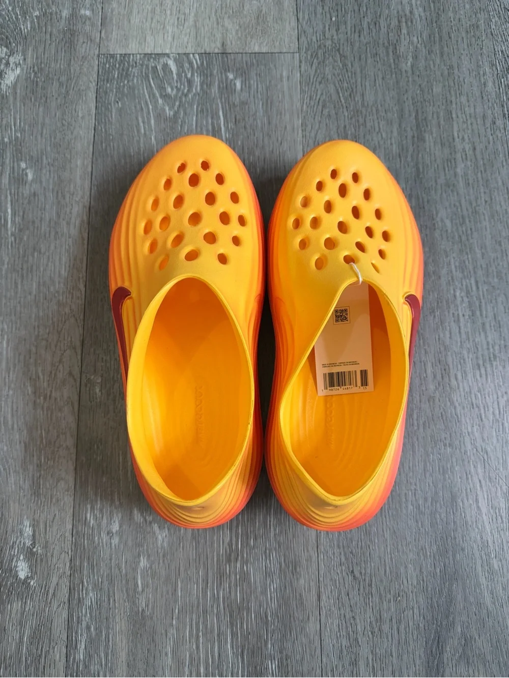 Men’s Nike ReactX Rejuven8 Topaz Gold / Turf Orange Sz 10 - Picture 4 of 8